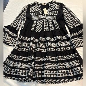 Mi Ami (Francesca’s) Boho Mini Dress (NWT)
